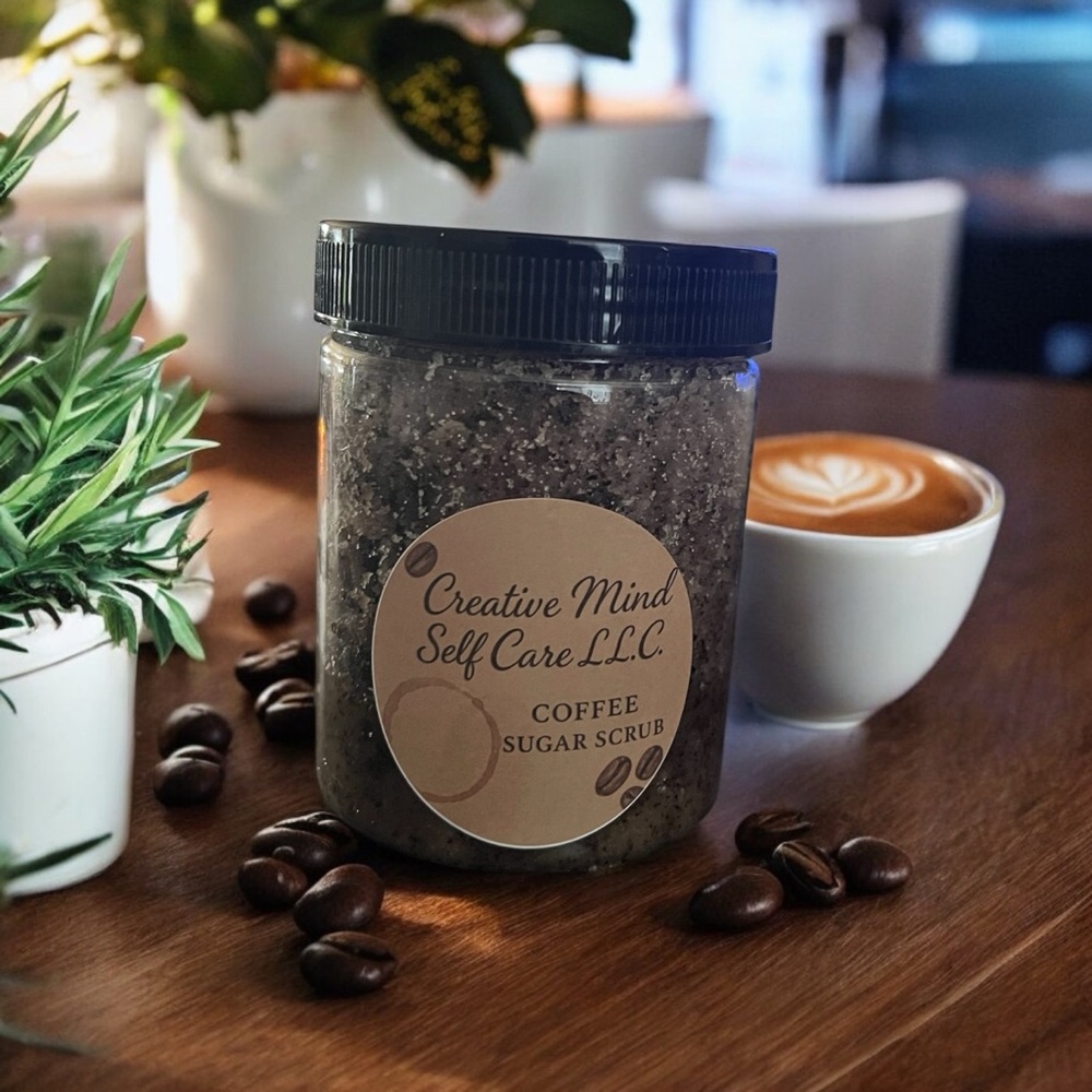 Handcrafted 16oz Coffee Exfoliant Sugar scrub